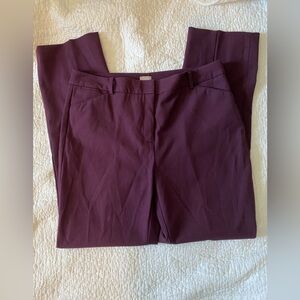 Chico’s 2.5T Slim Leg Pants - Deep Plum